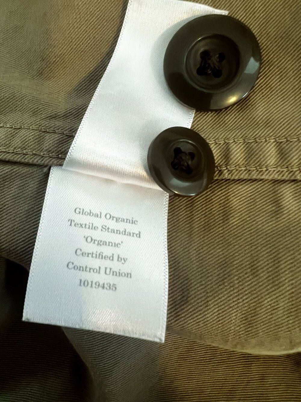 Everlane the fatigue blazer Jacket Chore Coat Army Green Extra Large XL - Picture 14 of 14